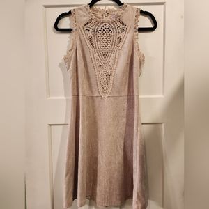 Alya suede Tan Dress size Small